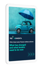 TCC & Momenta motor finance guide on ipad screen 2